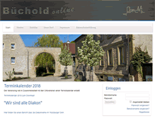 Tablet Screenshot of buechold-online.de